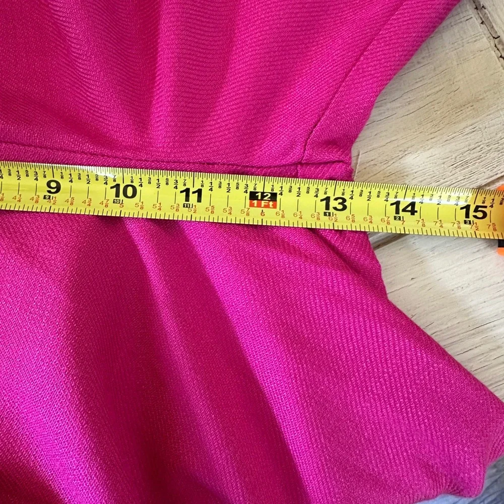 Trina Turk‎ Carefree Pant Women's Pink Culottes Wide Leg Cropped Pleated Size 4